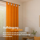 Dekoschal Ellen Schlaufen, 140x225cm - Hellorange