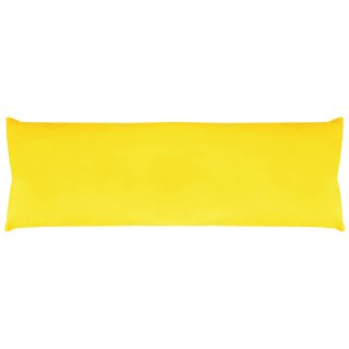 Seitenschläfer Kissenhülle 40x120cm gelb - sonnengelb