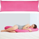 Seitenschläfer Kissenhülle 40x140cm pink - rosa