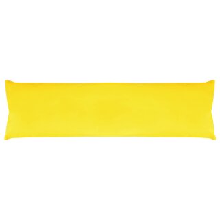 Seitenschläfer Kissenhülle 40x140cm gelb - sonnengelb