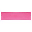 Seitenschläfer Kissenhülle 40x140cm + Füllkissen pink - rosa