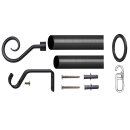 Stilgarnitur Set ausziehbar 120 - 230cm Roma schwarz