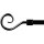 Stilgarnitur Set ausziehbar 120 - 230cm Roma schwarz