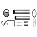 Stilgarnitur-Set Edelstahl Formentor 120-230cm ausziehbar