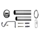 Stilgarnitur-Set Edelstahl Formentor 120-230cm ausziehbar