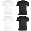 Herren Basic T-Shirt Doppelpack Rundhals oder V-Neck