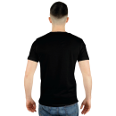 Herren Basic T-Shirt Doppelpack S schwarz V Neck