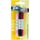 Schnürsenkel Kids Schnürsenkel Kids "3 Paar" - Rosa/Blau/Rot - Rund