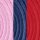 Schnürsenkel Kids Schnürsenkel Kids "3 Paar" - Rosa/Blau/Rot - Rund