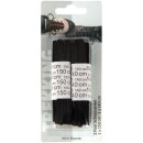 Schnürsenkel Trekking "2 Paar" - Schuhriemen - Schwarz - 140cm/150cm - flach