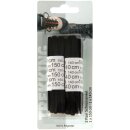 Schnürsenkel Trekking "2 Paar" - Schuhriemen - Schwarz - 140cm/150cm - flach