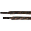 Schnürsenkel Trekking "2 Paar" - Schuhriemen - Dunkelbraun 120cm/130cm - Flach