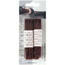 Schnürsenkel Trekking "2 Paar" - Schuhriemen - Dunkelbraun 120cm/130cm - Flach