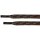 Schnürsenkel Trekking "2 Paar" - Schuhriemen - Dunkelbraun 120cm/130cm - Flach