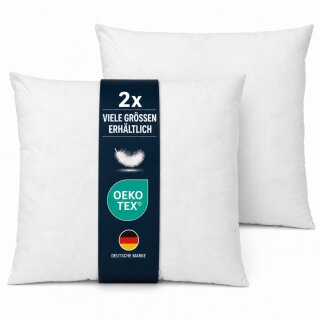 Füllkissen 30x30cm 2er-Pack Innenkissen mit Entenfedern für Dekokissen