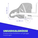 Schutzhülle für Deichsel "88 cm 58 cm" mit Spanngummi