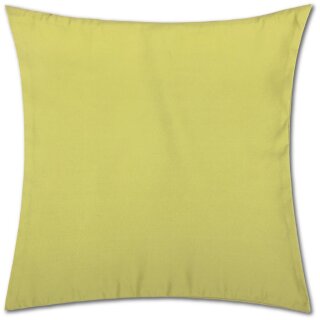 Kissenhülle "Ellen" im modernen Uni-Design Grün 45 x 45 cm