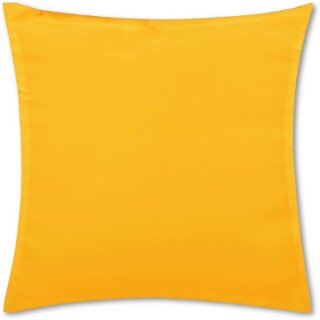 Kissenhülle "Ellen" im modernen Uni-Design Orange 45 x 45 cm
