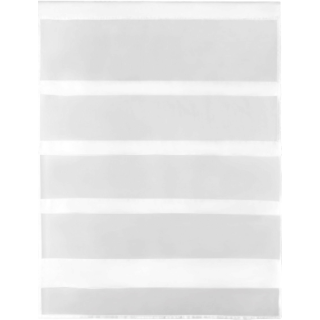 Bistrogardine Raffoptik mit Stangendurchzug "Sky" in 80x110 cm - Weiß