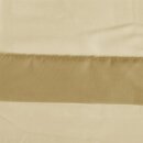Bistrogardine Raffoptik mit Stangendurchzug "Sky" in 80x110cm - Beige