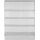 Bistrogardine Raffoptik mit Stangendurchzug "Sky" in 80x110cm - Grau