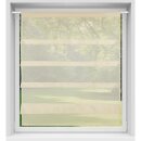 Bistrogardine Raffoptik mit Stangendurchzug "Sky" in 90x110cm - Beige