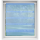 Bistrogardine Raffoptik mit Stangendurchzug "Sky" in 90x110 cm - Blau