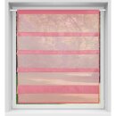 Bistrogardine Raffoptik mit Stangendurchzug "Sky" in 90x110cm - Bordeaux