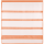 Bistrogardine Raffoptik mit Stangendurchzug "Sky" in 100x110 cm  - Orange