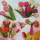 Laser Sticker in den Design Rosen Sonnenblumen und Tulpen