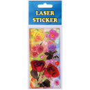 Laser Sticker in den Design Rosen 1