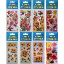 Laser Sticker in den Design Rosen 2
