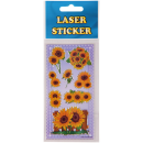 Laser Sticker in den Design Sonnenblumen 1