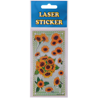 Laser Sticker in den Design Sonnenblumen 2
