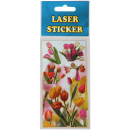 Laser Sticker in den Design Tulpen 1