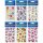 Schaum Sticker Blumen in verschiedenen Design Blumen 3