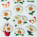 Schaum Sticker Blumen in verschiedenen Design Blumen 4