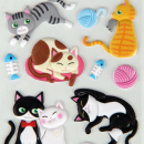 Sticker Tiere in verschiedenen Design