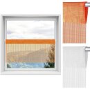 Fadengardine mit Stangendurchzug "Bistro" in 150x60cm - Weiß