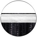 Fadenvorhang Metall-Optik Fadengardine Lurex Universalband 140x250cm (140x250cm/ schwarz)