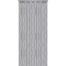 Fadenvorhang Metall-Optik Fadengardine Lurex Universalband 140x250 cm (140x250 cm/ silber)