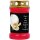 Grabkerze Rot 40h (Deckel Gold) - Calla