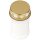 Grabkerze Weiß 40h (Deckel Gold) - Calla
