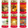 Grabkerze Rot 40h (Deckel Gold) - Sonnenuntergang