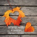 Grabkerze Weiß 40h (Deckel Gold) - Laub Herz