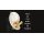 Grabkerze Rot 48h (Deckel Gold) - Calla