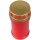 Grabkerze Rot 48h (Deckel Gold) - Rose