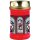Grabkerze Rot 48h (Deckel Gold) - Fenster Rot