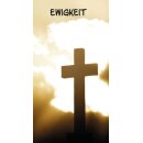 Grabkerze Rot 100h (Deckel Gold) - Ewigkeit