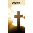 Grabkerze Rot 100h (Deckel Gold) - Ewigkeit